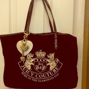 Juicy Couture tote velvet